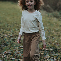 THE WIDE LEG FLEECE TROUSER