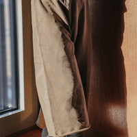 THE WIDE LEG FLEECE TROUSER