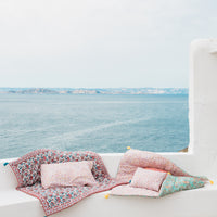 ENOHA PLAID - CREAM INDIAN FLOWERS