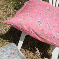 VALERIE FLORAL PILLOW CASE - STRAWBERRY BOHEMIAN HINDI