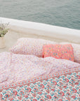 VALERIE FLORAL PILLOW CASE - STRAWBERRY BOHEMIAN HINDI