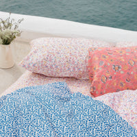 VALERIE FLORAL PILLOW CASE - STRAWBERRY BOHEMIAN HINDI
