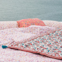 VALERIE FLORAL PILLOW CASE - STRAWBERRY BOHEMIAN HINDI