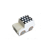 KURUMA WIND-UP CAR - DOT WHITE