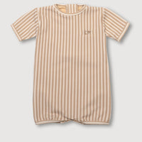 STRIPE RASHGUARD SUIT - HONEY