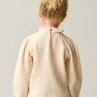 CARLOTA GAUZE TOP - STONE