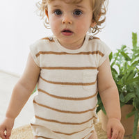 TERRY CLOTH ROMPER