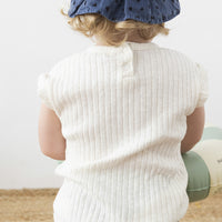 RIBBED BABY BLOOMER - MIDNIGHT