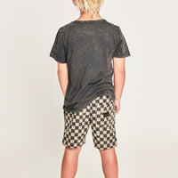 FLAGGED CHECK SHORTS