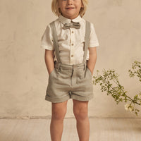 SUSPENDER SHORTS - SAGE