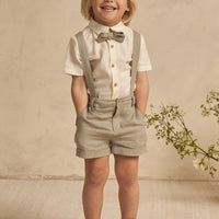 SUSPENDER SHORTS - SAGE