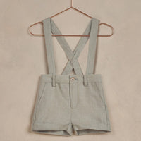 SUSPENDER SHORTS - SAGE