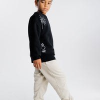 MOON INKED SWEATPANTS - SMOKEY NATURAL