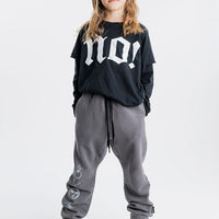 MOON INKED SWEATPANTS - GRAPHITE