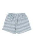 Striped shorts on a white background