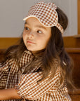 GINGHAM SLEEP MASK