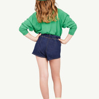 CLAM DENIM SHORTS