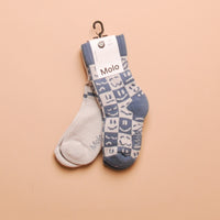NORMAN SOCKS - BLUE DUST