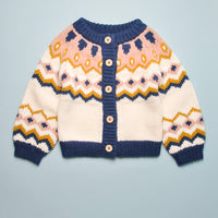JAQUELINE CARDIGAN - OFF WHITE/MULTI