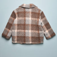 PLAID PEACOAT