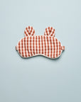 GINGHAM SLEEP MASK