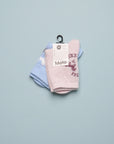 NOMI SOCKS - 2 PACK - CHARLOTTE PINK