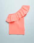 REBECCA TOP - WARM CORAL