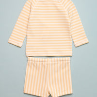 FIN STRIPE RASHGUARD SET