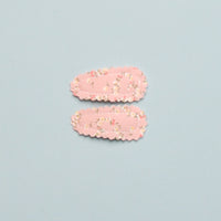 HAIR CLIP SET - POSY HEARTS