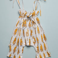 YELLOW TIGER GYPSY ROMPER