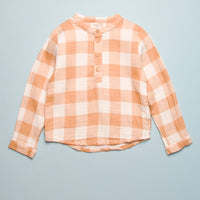 GINGHAM HENLEY