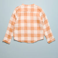 GINGHAM HENLEY