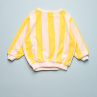 STRIPED TERRY SWEATSHIRT