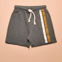 DOUBLE STRIPE SWEATSHORT