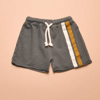 DOUBLE STRIPE SWEATSHORT