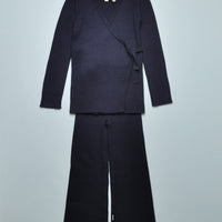 GWYN/NIYA KNIT SET - NAVY