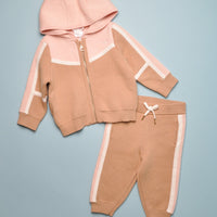 COLORBLOCK KNIT SET