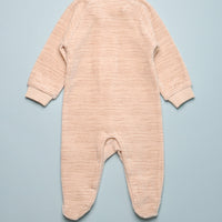 VELOUR STRIPE FOOTIE