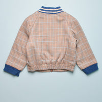 HOUNDSTOOTH BOMBER JACKET