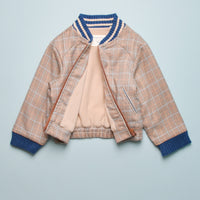 HOUNDSTOOTH BOMBER JACKET