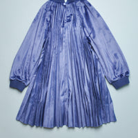 VELOUR PLEATED DRESS