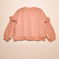 LUCIA RUFFLE SWEATSHIRT