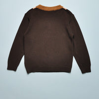 PARICOLLO SWEATER - BROWN