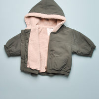 SHERPA LINED BABY PARKA