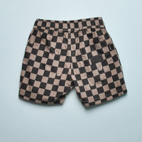 FLAGGED CHECK SHORTS