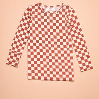 CHECKERED BAMBOO PAJAMA SET