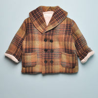PLAID PEAK COAT