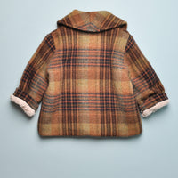 PLAID PEAK COAT