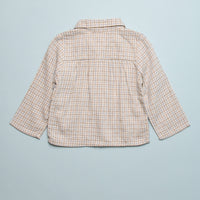 PLAID BUTTON UP SHIRT