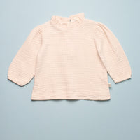 CARLOTA GAUZE TOP - STONE